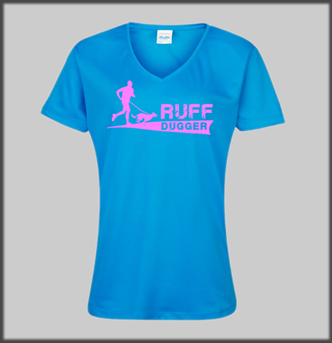 Ruff Dugger V Neck Tech T Shirt